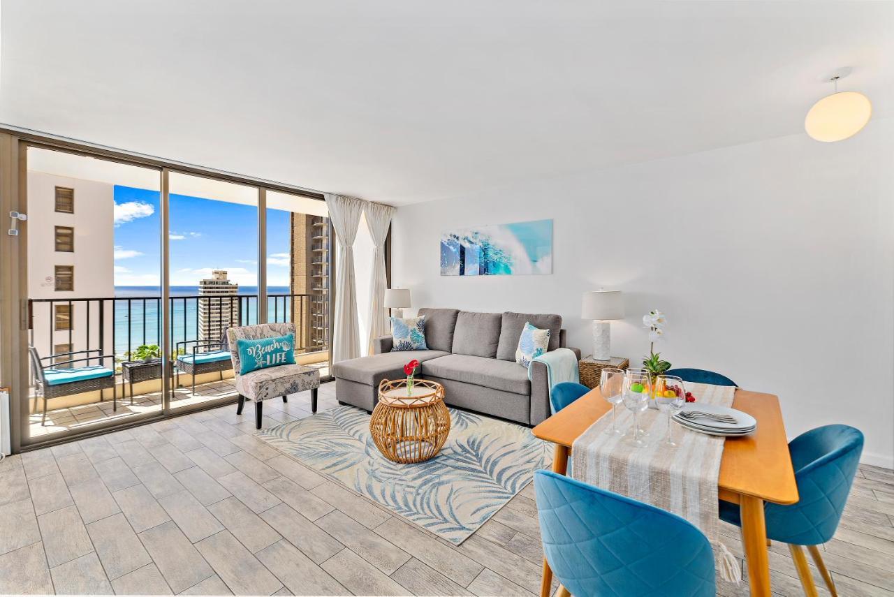 1Br With Great Ocean Views, 1 Block To Waikiki Beach Honolulu Exterior foto