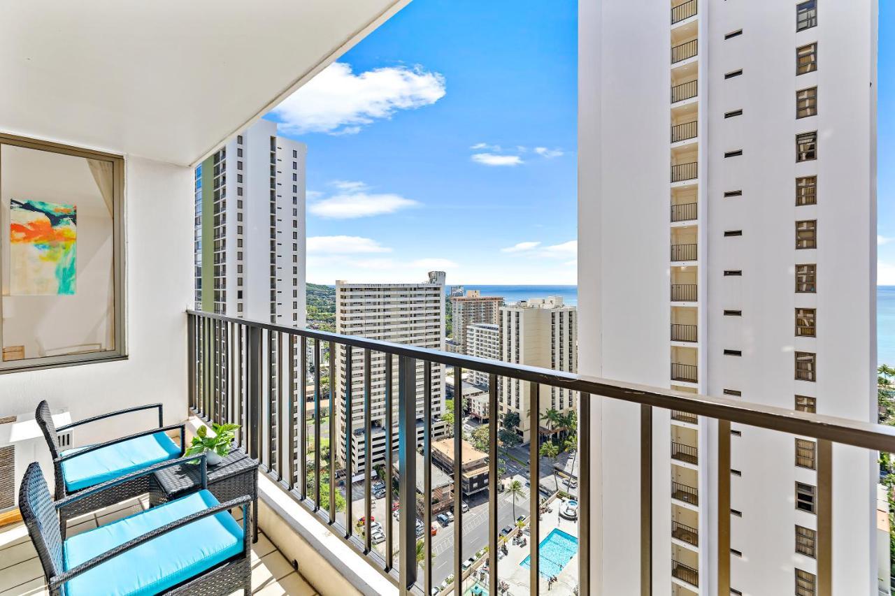 1Br With Great Ocean Views, 1 Block To Waikiki Beach Honolulu Exterior foto