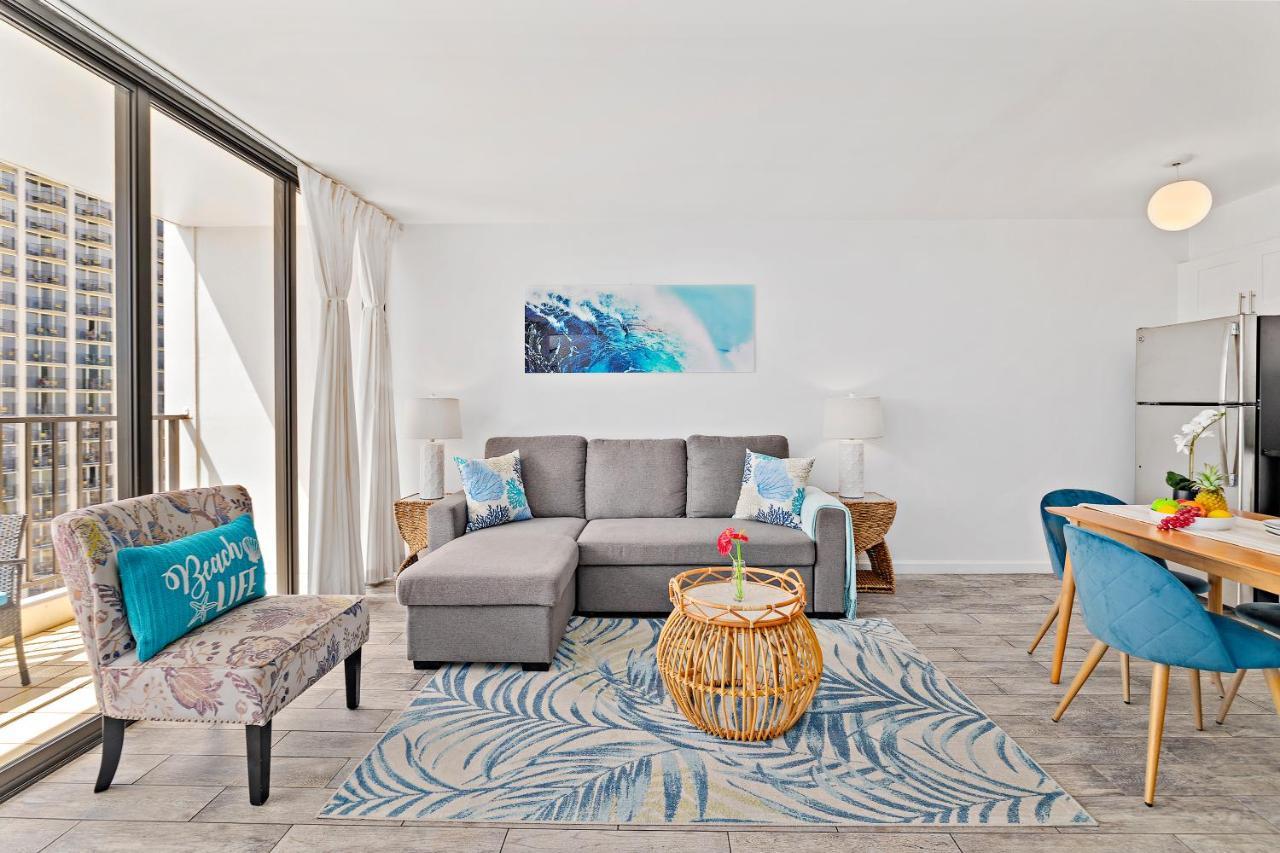 1Br With Great Ocean Views, 1 Block To Waikiki Beach Honolulu Exterior foto