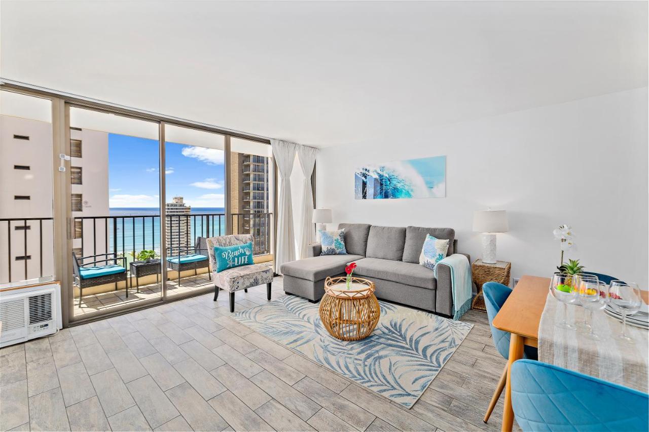 1Br With Great Ocean Views, 1 Block To Waikiki Beach Honolulu Exterior foto