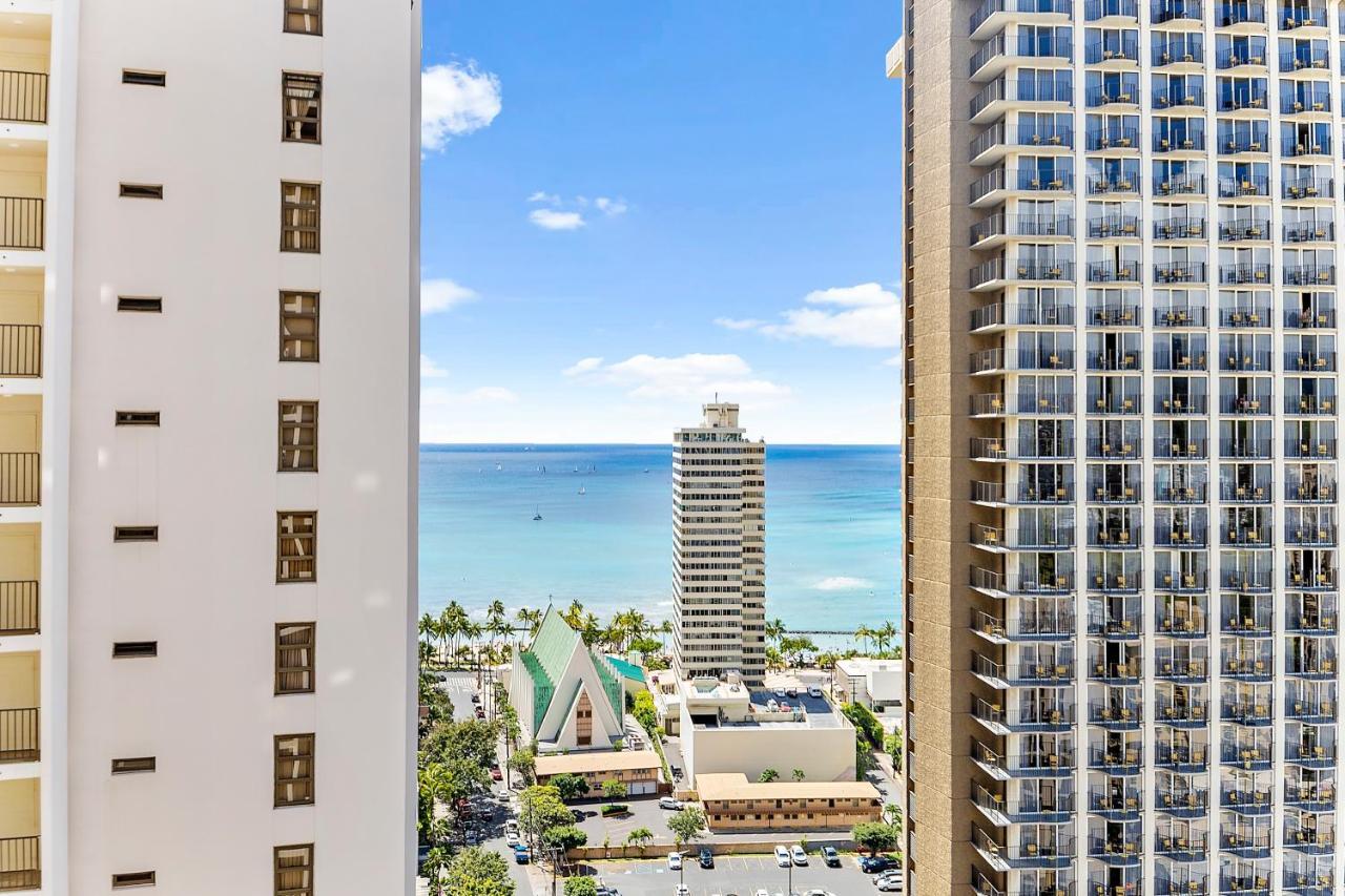 1Br With Great Ocean Views, 1 Block To Waikiki Beach Honolulu Exterior foto